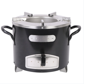 SOLOMAN Griglia per Stufa a Legna in Acciaio Inox con Borsa per il Trasporto, per Campeggio, Escursionismo e Barbecue all'Aperto - Product Image 1