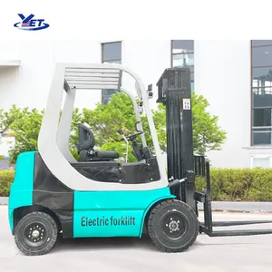 Cina 3 ton heli forklift listrik dengan sisi Shifter 1.5 ton 48v 3 meter mengangkat tinggi listrik forklift