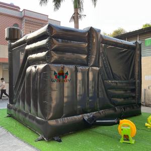 Location <span class=keywords><strong>de</strong></span> fête <span class=keywords><strong>de</strong></span> publicité commerciale Moonwalk Videur <span class=keywords><strong>de</strong></span> mariage gonflable en PVC Maison <span class=keywords><strong>de</strong></span> rebond noire Château sautant gonflable - Product Image 6