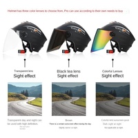 Casque de vélo avec certification 3C, cache-cou amovible, demi-casque, chaud pour l'automne et l'hiver, toutes saisons