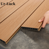 Plancher de terrasse extérieur en WPC massif Linyi, revêtement composite bois-plastique, imperméable, antidérapant, pour jardin