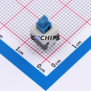 HY-7070-W Push Button Switch Switch Double Pole Double Throw No Lock Square Plunger Through Hole - Product Image 1