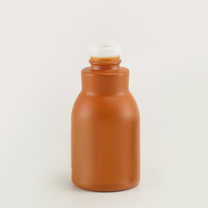 Flacone in Vetro Opale da 40ml con Tappo Spray in Legno, Finitura Opaca Arancione e Viola Rustico - Product Image 4