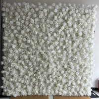 Fleurs Artificielles Décorations de Mariage Faites à la Main Mur Floral en Rouleau Mural de Fleurs