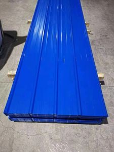 0.45*1000mm Métal Ondulé Prépeint Couleur Tôle D'acier Galvanisé Tôle De Toit Ondulé Gi Tôle De Toiture - Product Image 6