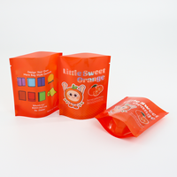 Sachet personnalisé en kraft à fond plat avec fermeture éclair pour l'emballage d'aliments pour animaux de compagnie – Solution de marquage