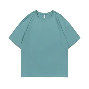 Oversized Relax Fit Super Zachte Plus Size T-shirts 200gsm 100% Katoen Korte Mouw Blanco T-shirt Voor Mannen