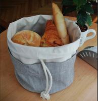 Fabricant Panier de rangement en toile de coton personnalisé pour le pain et autres articles Sac à provisions