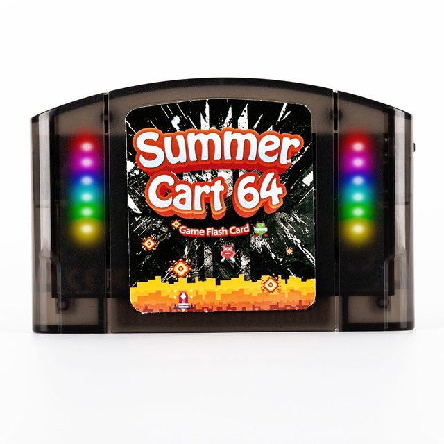 SummerCart 64 Open Source N64 Flashcartridge Game Card for 64 32GB SD Card Compatibility 5400+ Games 64DD Games