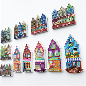 Vente en gros transfrontalière directe d'usine de magnets de réfrigérateur imprimés en 3D UV et de souvenirs de voyage d'<span class=keywords><strong>Amsterdam</strong></span> - Product Image 3