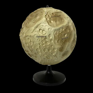 PVC 가정 공예 장식 교육용 모델 달 표면 지리적 지구본 32cm 스탠드 포함 학교 및 전시홀용 - Product Image 2