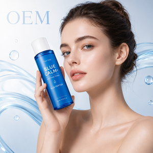 Eau apaisante pour le visage Blue Calm+ 120ml avec peptides bleus et cuivre, soin liquide doux pour peaux sensibles, étiquette privée personnalisée OEM - Product Image 2