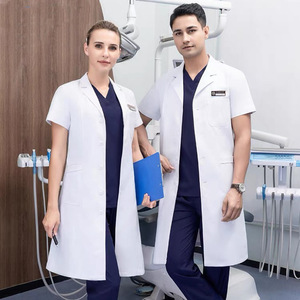 Uniforme médical personnalisé antistatique blanc de haute qualité blouse d'hôpital blouse de laboratoire uniformes d'hôpital gommages médicaux unisexe - Product Image 2