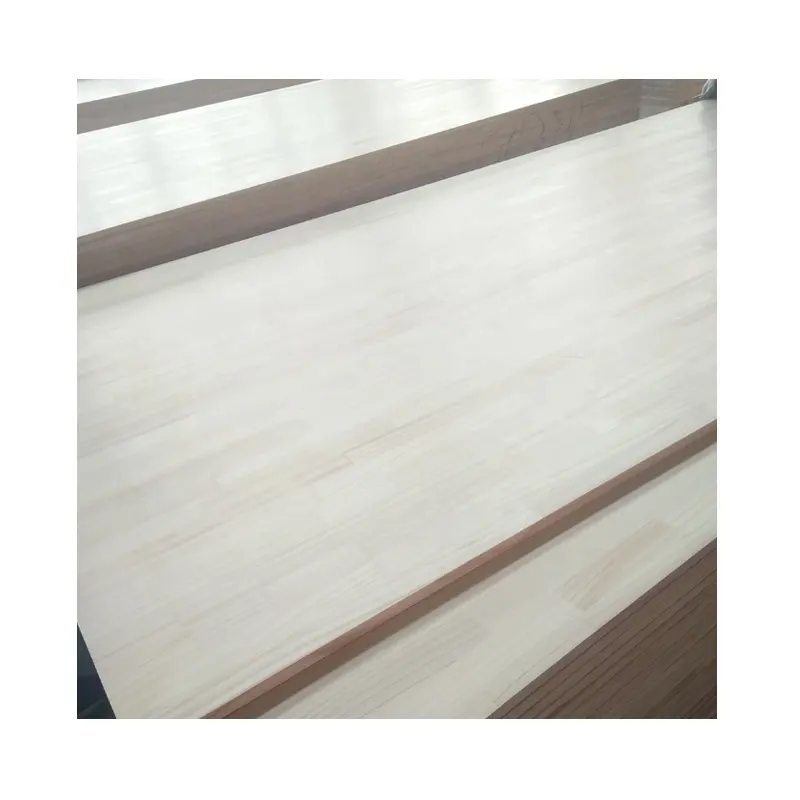 रबर लकड़ी के पैनल बढ़त चिपके पैनल बीज paulownia उंगली संयुक्त बोर्ड पाइन बोर्ड कीमत