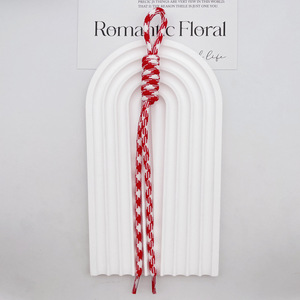 Portachiavi da donna in macramè intrecciato con cordino di Nylon fatto a mano-borsa in corda Boho ciondoli bambola in più colori per decorazioni <span class=keywords><strong>borse</strong></span> - Product Image 3