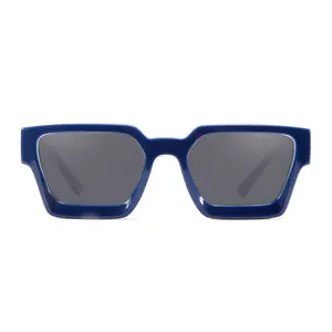 Luxury Designer TR90 Oversized Women Sunglasses 2023 Trending Square Sun Glasses For Men UV400 Shades Similar ACETATE Texture