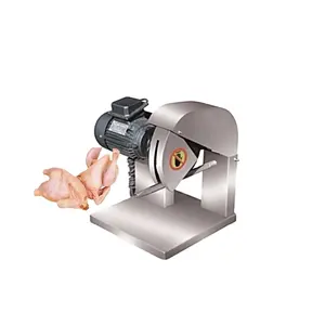 Automatic electric butchers chicken feet leg cutting machine bone saw machine poultry meat cutter