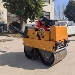 Mini máy móc xây dựng đường lăn 330kg 500 kg 600 kg 800 kg đi bộ trên rung con lăn đất mặt đất nhựa đường nén chặt - Product Image 1