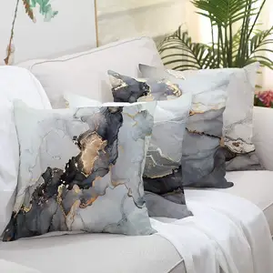 Pillow Cover Manufacturing Custom Printed Decorative Home Velvet Cushion Cover