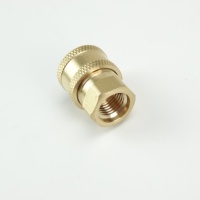 Connecteur rapide en laiton sans valve, modèle JST, pour machine à laver de voiture, avec garantie d'un an, joint en Buna-N.EPDM/FKM