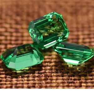 Piedras Preciosas Sueltas de Alta Calidad, Esmeralda Colombiana de Laboratorio, Forma Fantasía, Piedras Preciosas Sintéticas Hidrotermales Creadas en Laboratorio para la Fabricación de Joyas - Product Image 4