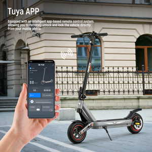 Trottinette électrique Zwheel 800W avec moteur sans balais, pliable, en alliage d'aluminium, autonomie de 30-40 km, contrôle par application, pour les trajets urbains - Product Image 3