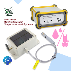 เครื่องบันทึกข้อมูลความชื้นเซ็นเซอร์อุณหภูมิไร้สายอุตสาหกรรมพลังงานแสงอาทิตย์พร้อมระบบตรวจสอบระยะไกล - Product Image 1