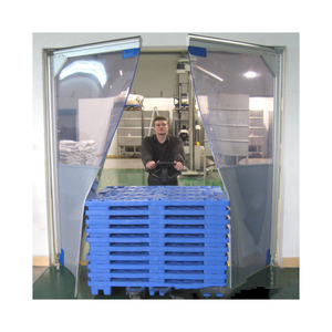 Vente directe d'usine <span class=keywords><strong>de</strong></span> portes <span class=keywords><strong>de</strong></span> sécurité en <span class=keywords><strong>PVC</strong></span> <span class=keywords><strong>de</strong></span> style industriel <span class=keywords><strong>Porte</strong></span> d'entrée pivotante <span class=keywords><strong>double</strong></span> en acier inoxydable flexible - Product Image 6