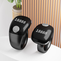 Bague Intelligente S7 à Lecture Numérique avec Contrôle pour Rappel de Temps, Compteur et Activation par Pression Manuelle