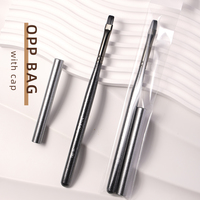 Chaude 1/12 pièces gris métal tige Nail Art brosse ensemble en gros stylo à colorier grand carré rond luminothérapie stylo Halo stylo