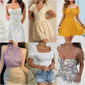 เสื้อผ้าผู้หญิงมือสอง แพ็คเกจรวมเสื้อโค้ท เสื้อยืด สไตล์เท่ๆ สำหรับฤดูใบไม้ผลิและฤดูร้อน ปี 2026 - Product Image 6