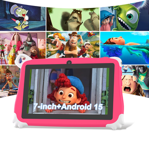 New <b>7</b> Inch Android 16 MTK Quad-core 1.3GHz Kids <b>Tablet</b> Capacitive Screen WiFi 8+256GB 5000mAh USB Type-C CM86 PINK - Product Image 3