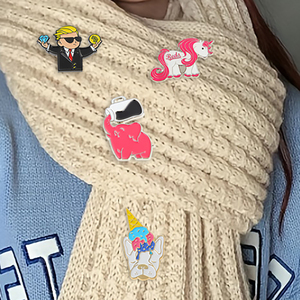 Fabricant personnalisé, sans minimum, emblème en métal, broche ronde, épingle à chapeau en émail dur et doux Époxy, épinglette en métal personnalisée - Product Image 3