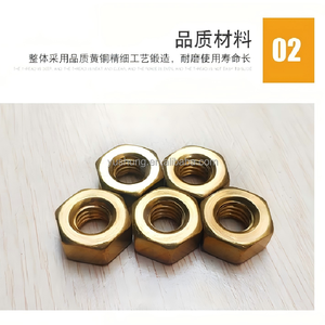 น็อตทองเหลืองยูชุง  น็อตทองเหลืองทรงโดม (น็อตทรงลูกโอ๊ก)  ขนาดนิ้ว  10 กรัม - 3/4 นิ้ว - Product Image 2