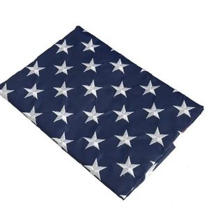 Heavy Duty Embroidery National USA Custom Size Embroidered 2x3ft 3x5ft 90x150cm American <b>Flags</b> - Product Image 4