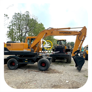 Excavadora de ruedas Hyundai usada de alta calidad a la venta con componentes de engranaje de bomba de Motor Hyundai150 Hyundai225 - Product Image 1