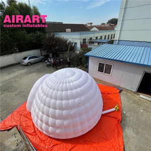 Tienda de cúpula inflable con soplador de aire de una puerta Blanca nueva, cúpula de <span class=keywords><strong>yoga</strong></span> caliente inflable, <span class=keywords><strong>estudio</strong></span> de <span class=keywords><strong>yoga</strong></span> en casa en gran oferta - Product Image 5