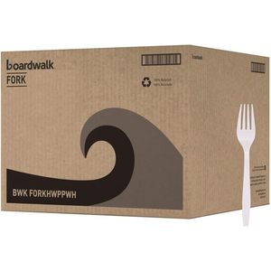 Cubiertos Desechables de Polipropileno Blanco Resistente para Restaurantes, 1000 Unidades por Paquete, 1 Caja por Cartón - Product Image 2