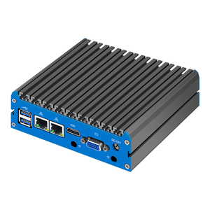 BKHD Mini PC Intel Celeron <span class=keywords><strong>J1900</strong></span> N2810/N2840/N2940 <span class=keywords><strong>J4125</strong></span> N4000 ordinateur intégré sans ventilateur 2COM 2 ports RS232 RS485 - Product Image 1