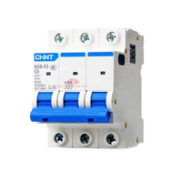 Disjoncteur miniature CHINT NXB-63 C6 C63 32A 16A 40A 50A 63A 100A 125A 1P 2P 3P 4P 100% neuf en stock