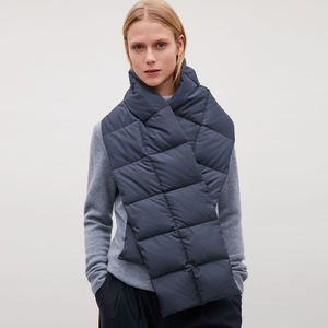 Winter Puffer Scarf Lightweight Warm Goose Down <strong>Neckerchief</strong> Customized Logo Printing Scarf Shawl for Women <strong>Men</strong> - Product Image 3