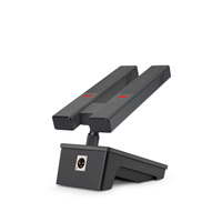 Microphone de conférence filaire à condensateur TTA220 double avec écran, logo personnalisé, 48V, câble de 8m pour réunions, diffusion en direct, églises