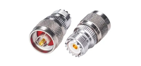Conector Coaxial RF, Adaptador UHF SO239 PL259 UHF para BNC N F FME TNC MCX MINI UHF LMR400 RG58 50 para Antena WLAN de 2.4GHz/5GHz