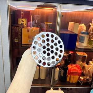 Écrase-pommes de terre domestique avec manche en bois, hachoir manuel multifonction pour purée de bébé, citrouille, patate douce - Product Image 3