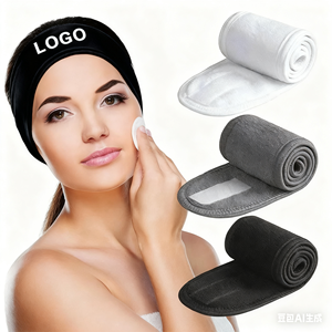 महिलाओं के लिए ओम कस्टम लोचदार गैर-पर्ची स्ट्रेचबल हेडबैंड-योग खेल व्यायाम बैंड स्किनकेयर सुविधा यूरोपीय अमेरिकी शैली - Product Image 3