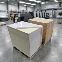 Feuilles de papier couché auto-adhésif vierges pour étiquettes, fourniture d'usine, pour emballage, autocollants, taille personnalisée disponible
