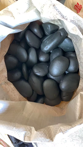 Galets <span class=keywords><strong>de</strong></span> rivière en pierre naturelle noire pour la décoration d'aquarium, hydroponie, extérieur, villa, salle <span class=keywords><strong>de</strong></span> bain, jardin, allée, pavage - Product Image 3