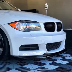 Protector de Parachoques Delantero para E82 E88 118d 120i 135i 2008-2013, Difusor, Spoiler, Cubierta Protectora, Kit de Carrocería Exterior - Product Image 4