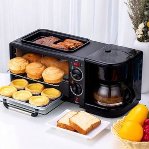 Estación de Desayuno 3 en 1, Nueva y Popular en 2025, con Microondas, Horno, Cafetera y Sartén - Product Image 3