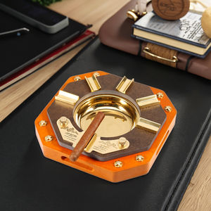 Jifeng ที่เขี่ยซิการ์แปดเหลี่ยมมีเอกลักษณ์ JF-6002พร้อมทั้งไม้เจาะซิการ์และโลหะตกแต่งบ้าน - Product Image 2